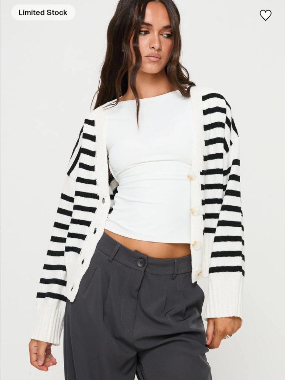 Princess Polly Karlson Striped Cardigan